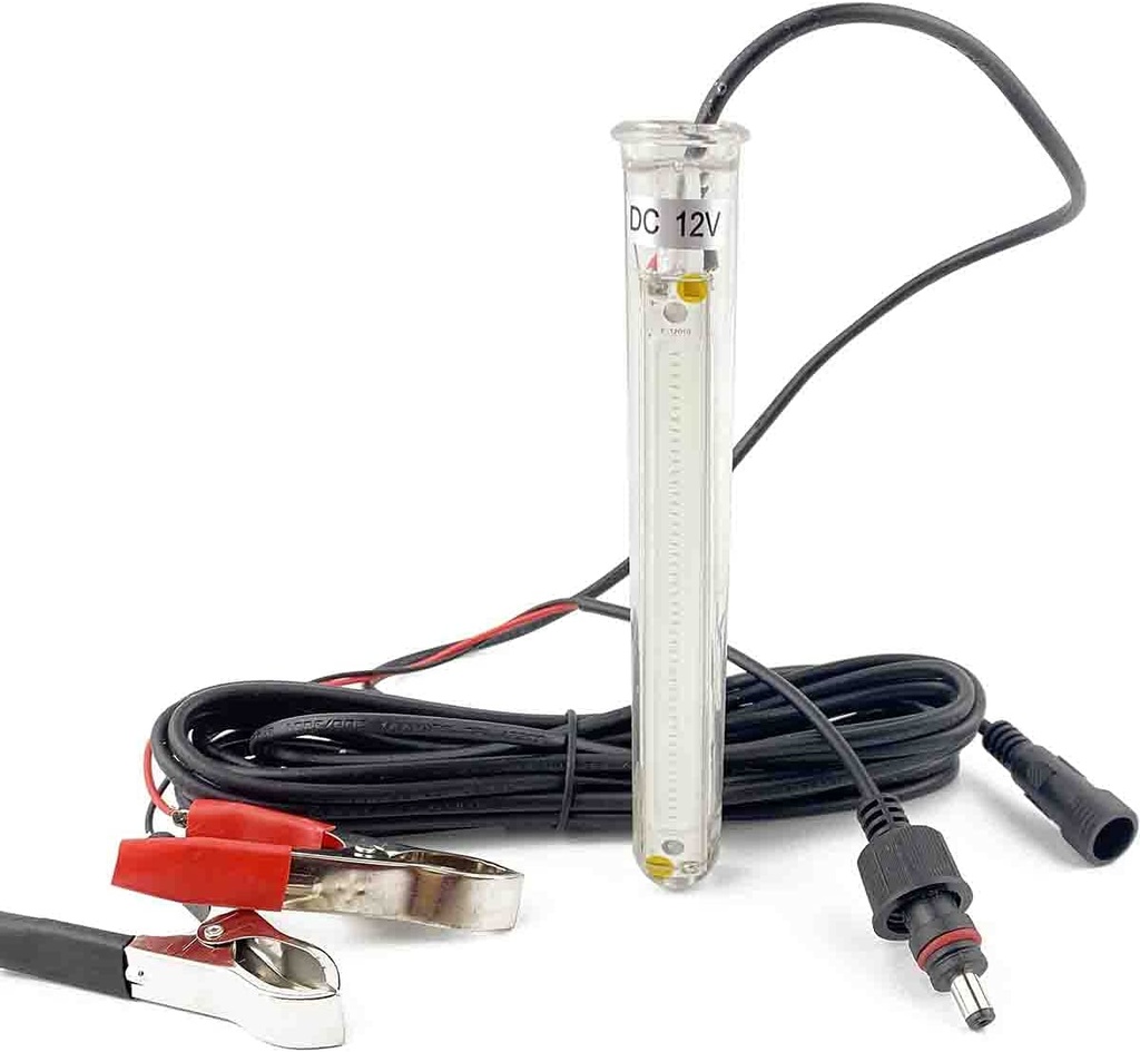 thumbnail image 2 of 5000W 220V LED Submersible Fishing Dock Light Underwater Fish Finder Lamp Night Fishing Lure Bait Finder Crappie Boat Ice Fishing Light Attracting More Fish In Freshwater & Saltwater, With 30M Power Cord5000W 2 of 9